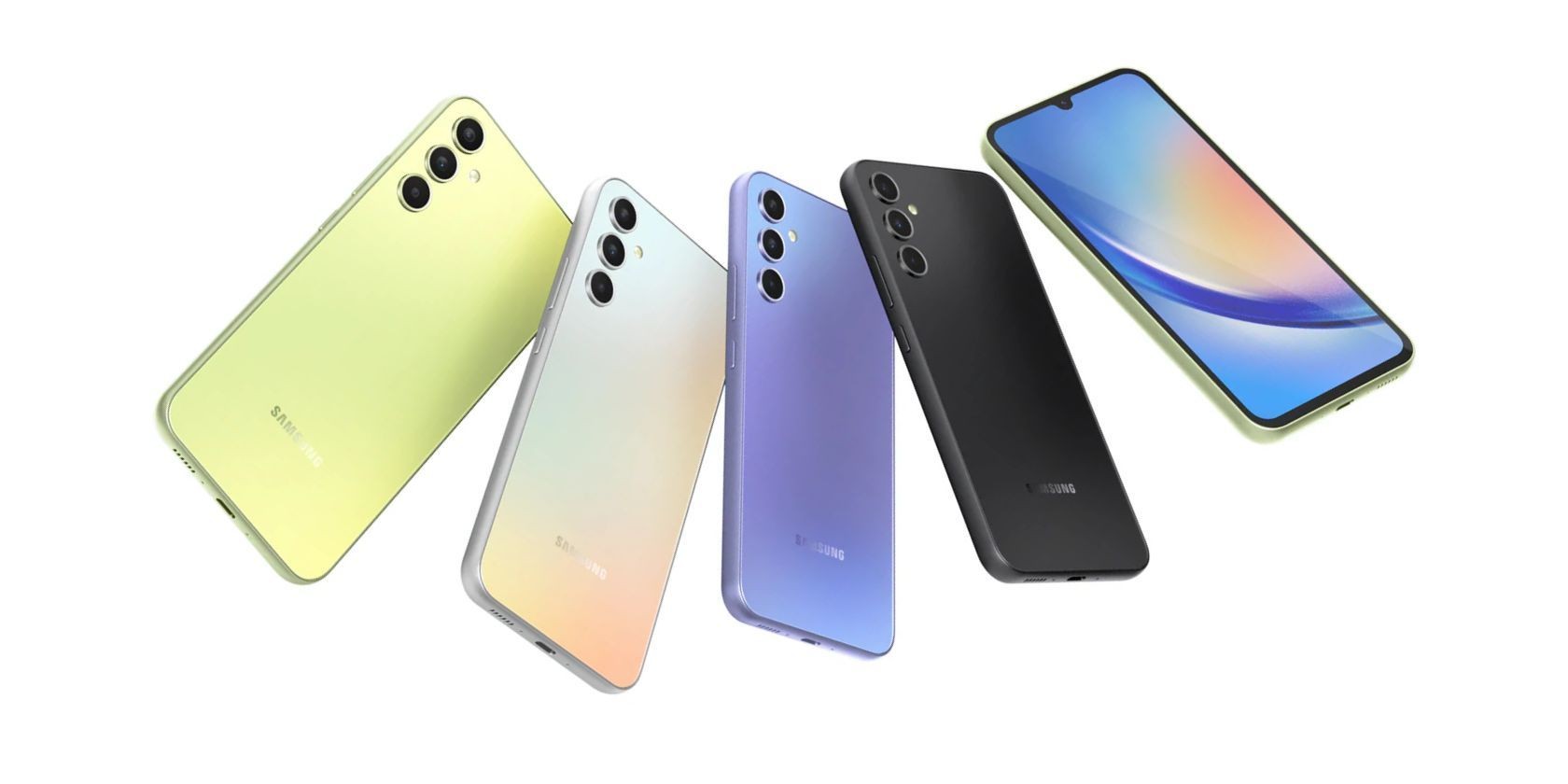 Samsung Galaxy A34 với tất cả các tùy chọn màu sắc
