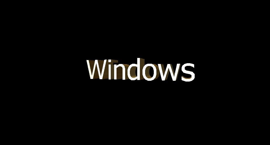 Screensaver 3D Text