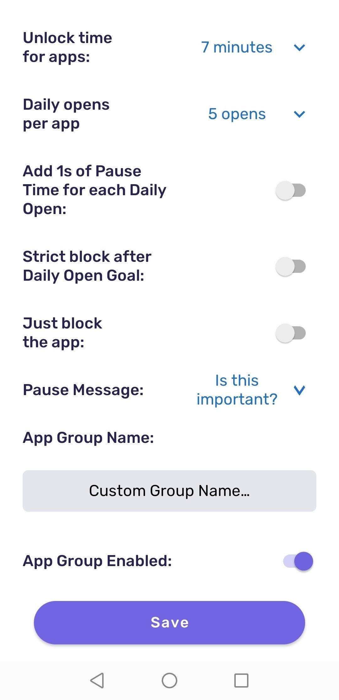 ScreenZen giúp bạn kiểm soát thời gian sử dụng màn hình