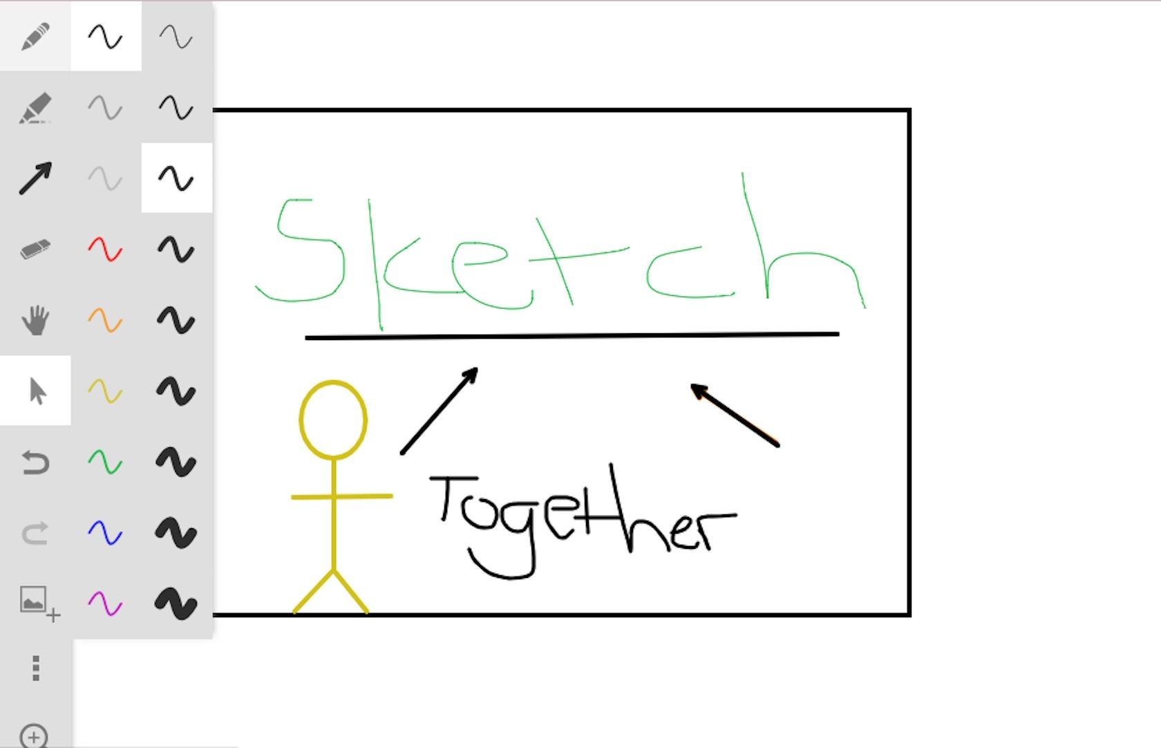 SketchTogether - Công cụ vẽ và tô màu trực tuyến miễn phí