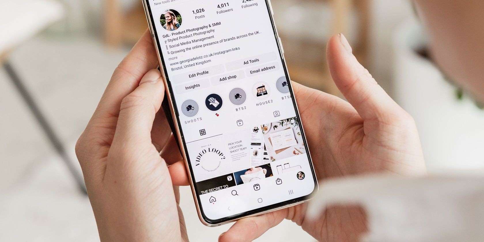Số lượng người theo dõi trên trang cá nhân Instagram