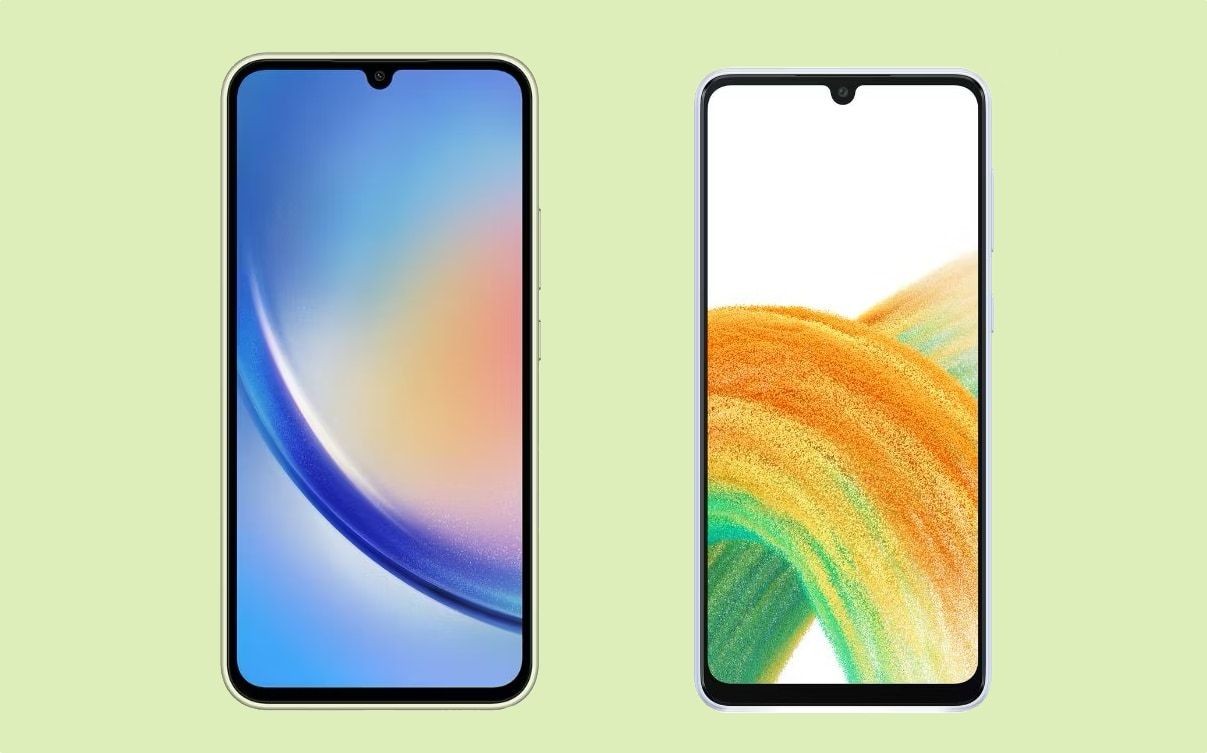 So sánh màn hình Galaxy A34 và Galaxy A33
