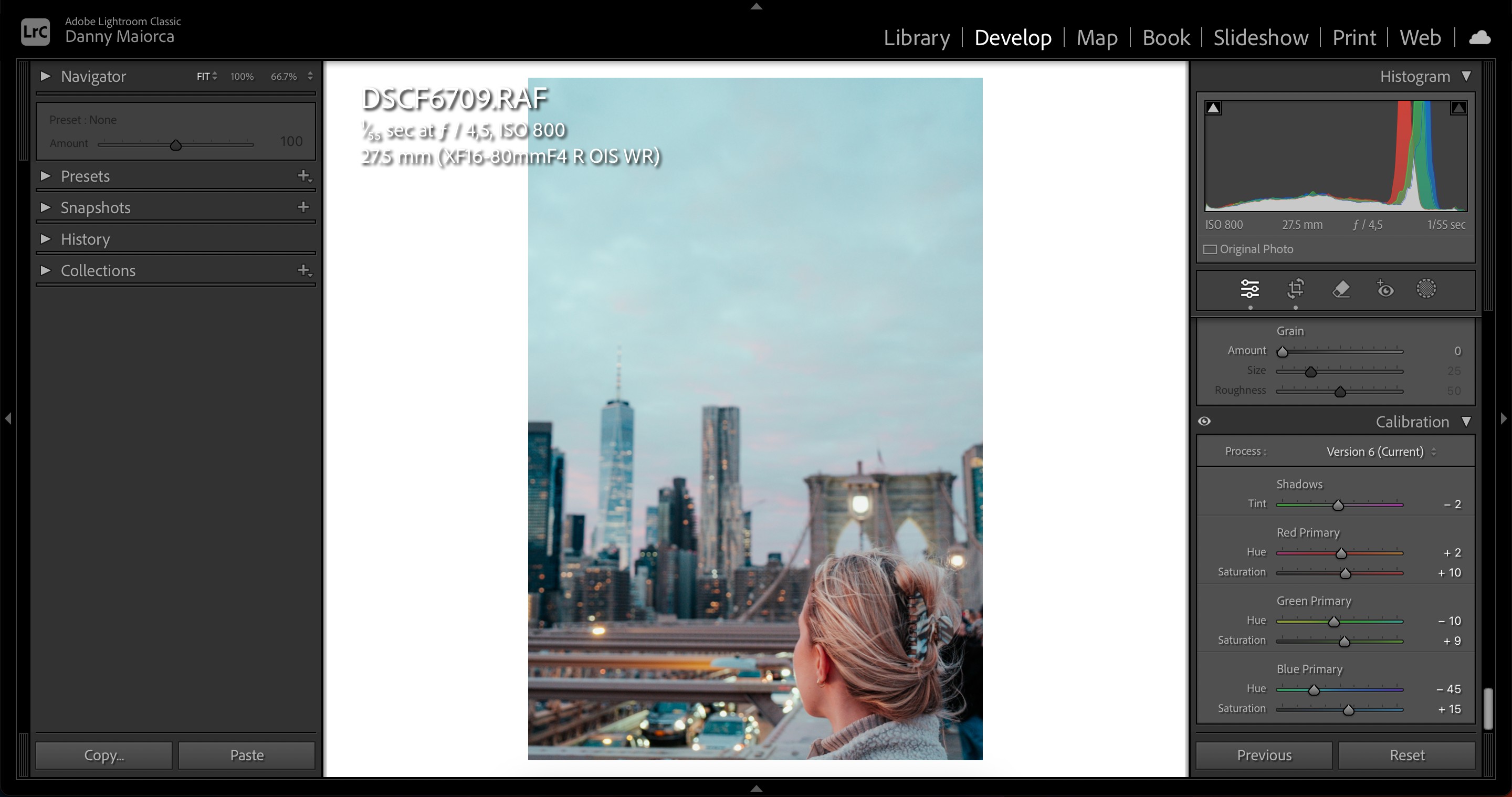 Sử dụng công cụ hiệu chỉnh trong Lightroom