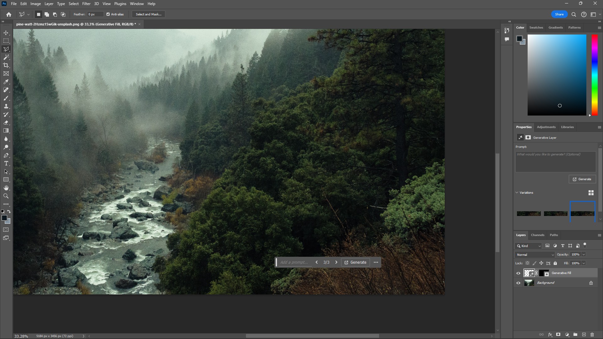 Sử Dụng Generative Fill Trong Photoshop