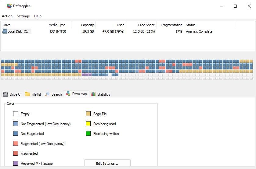 Tab Drive Map