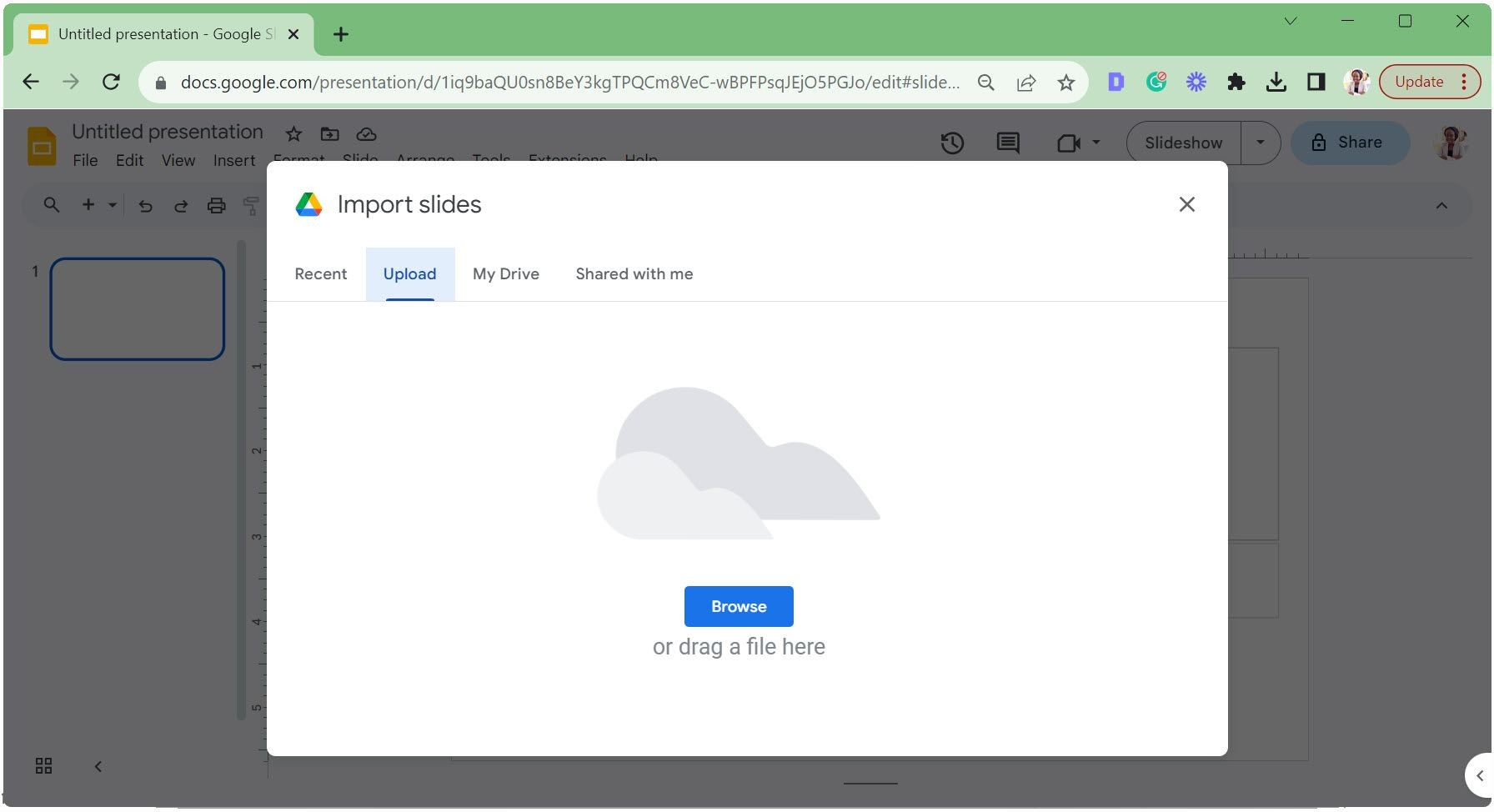 Tải bản thuyết trình vào Google Slides