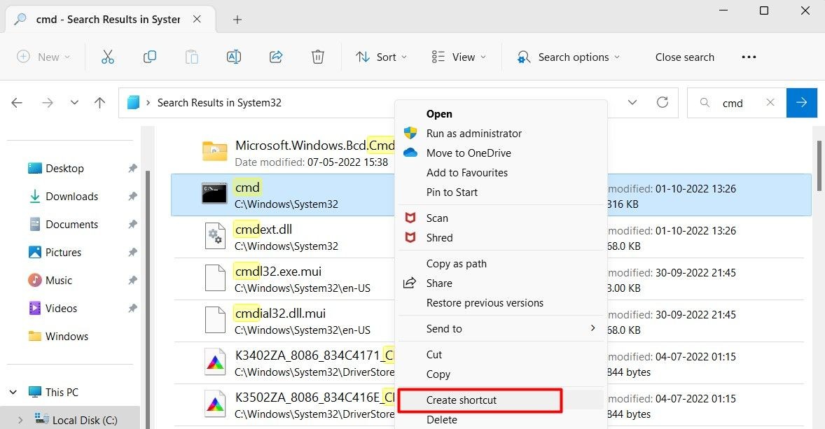 Tạo Lối Tắt Trên Desktop Để Mở Command Prompt