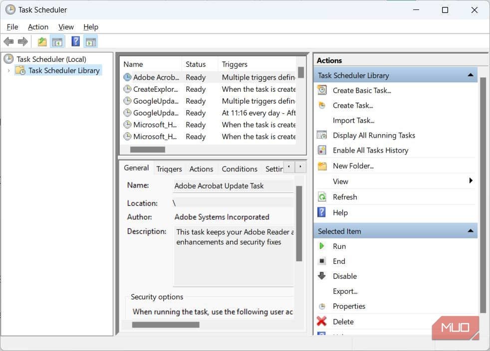 Task Scheduler trên Windows