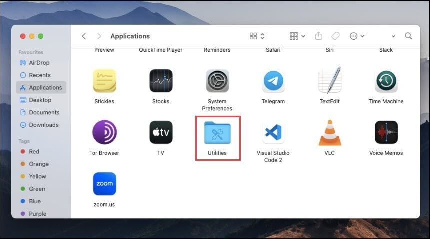 Tất cả các ứng dụng trên macOS
