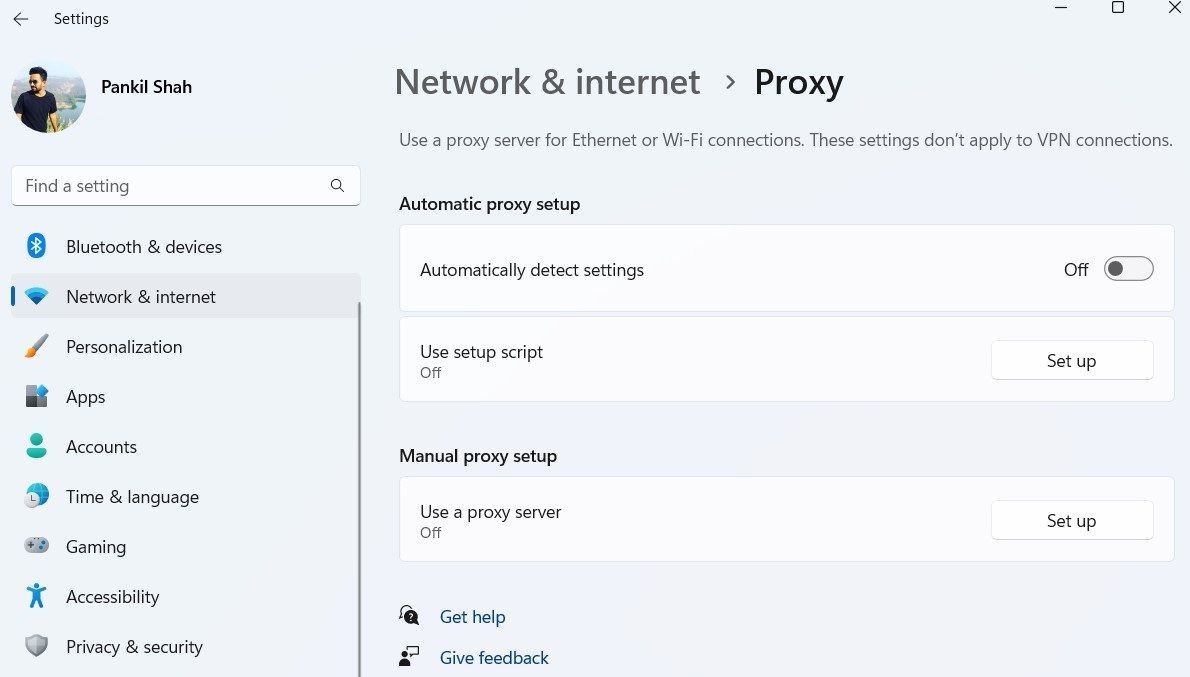Tắt Cài Đặt Proxy Tự Động Trên Windows