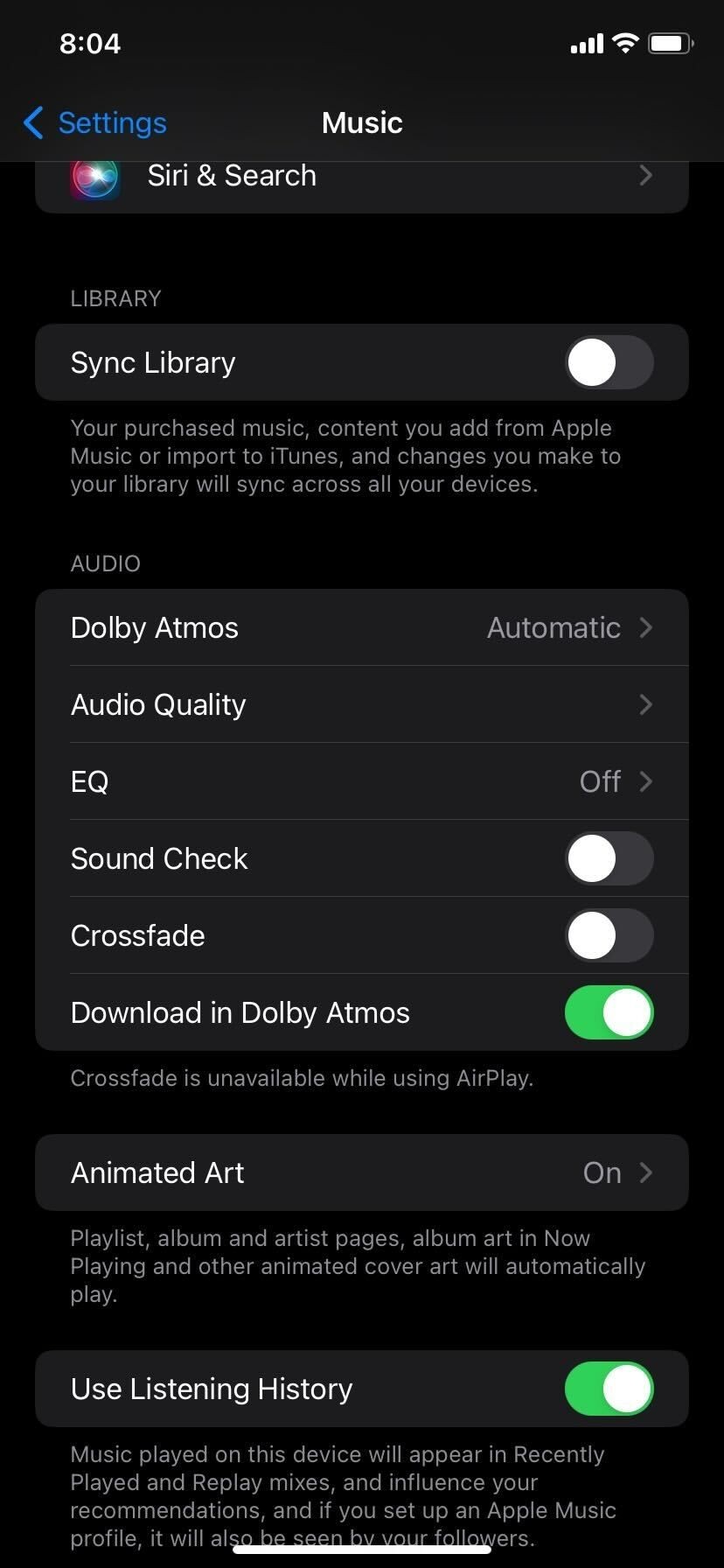Tắt Sound Check trên Apple Music