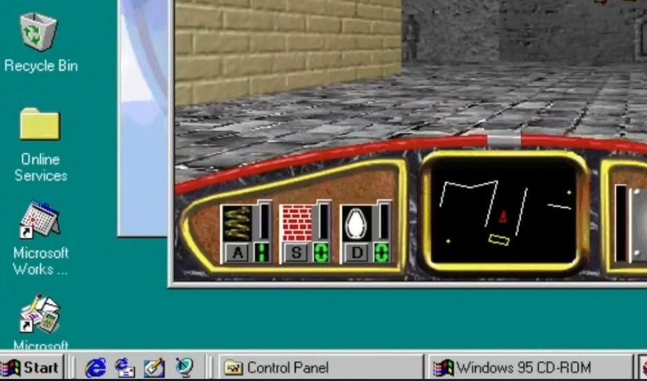 Thanh tác vụ Windows 95