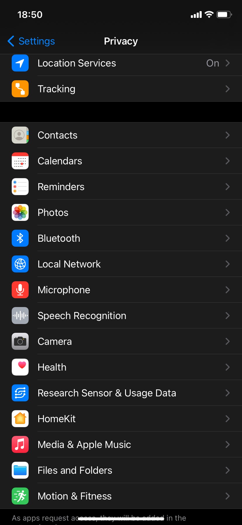 Thay đổi cài đặt quyền riêng tư trên iPhone