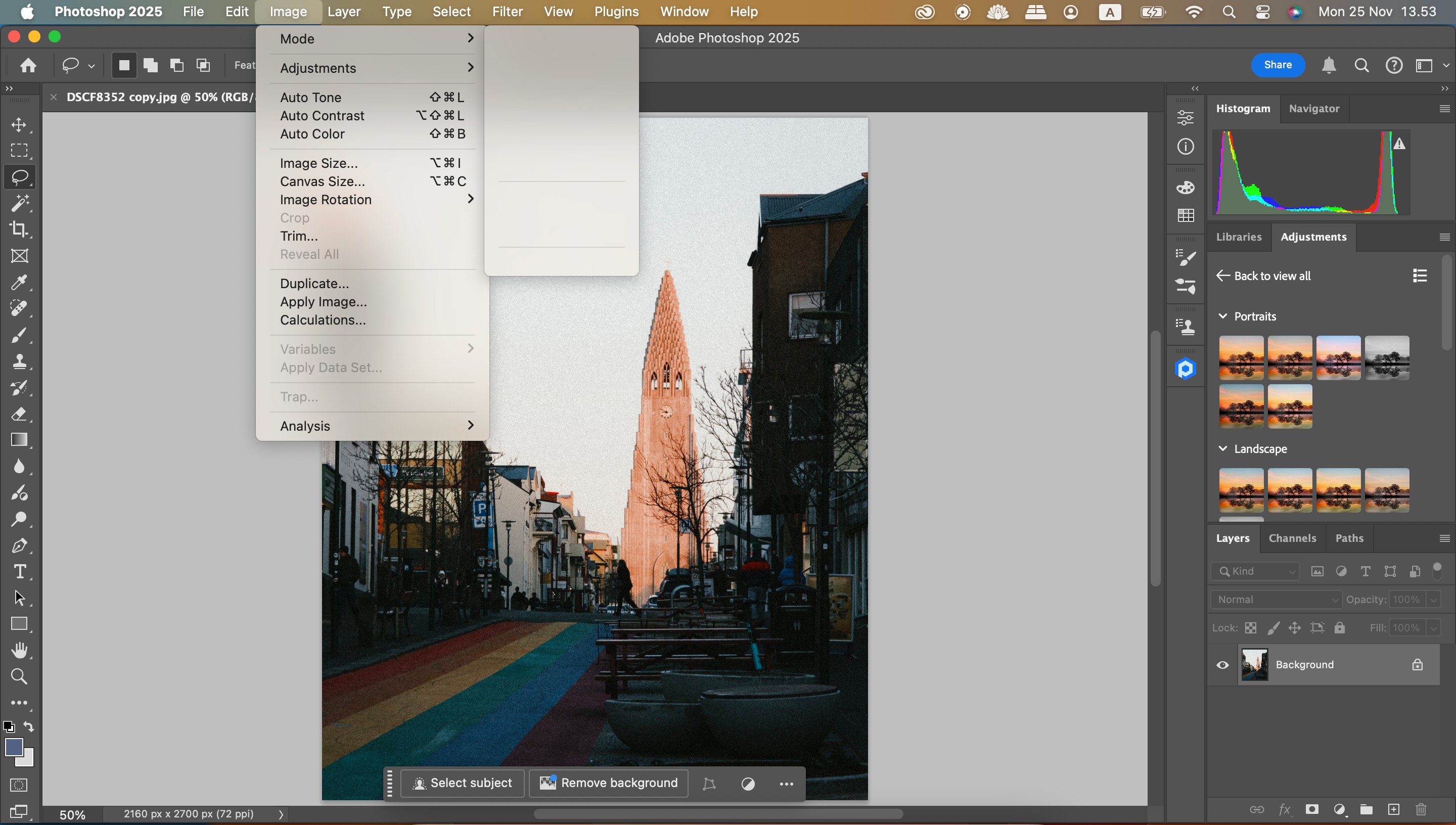 Thay đổi chế độ màu trong Adobe Photoshop sang RGB