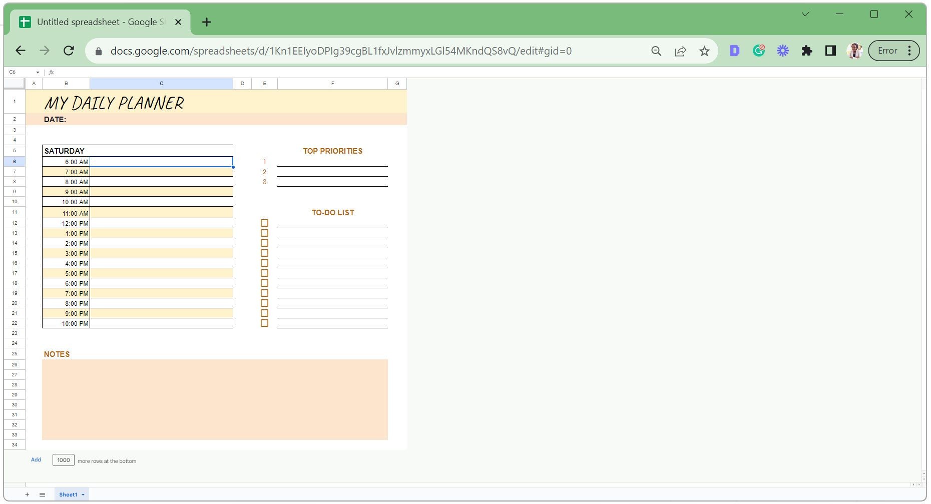 Thay đổi giao diện văn bản trong lịch trình số hóa Google Sheets