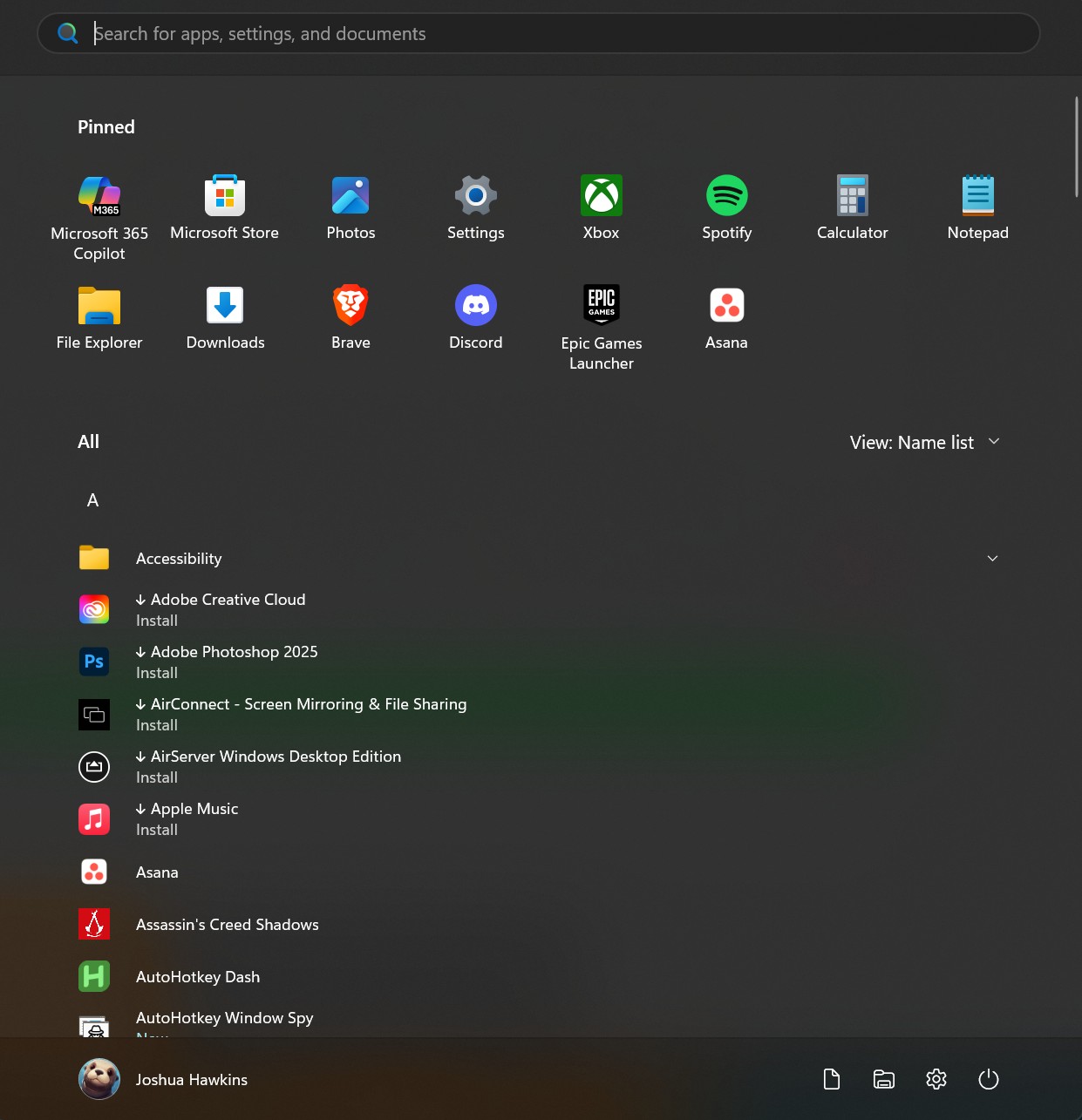 Thay đổi Start Menu trên Windows 11 Insider hiển thị Start Menu rộng hơn, danh sách tất cả ứng dụng