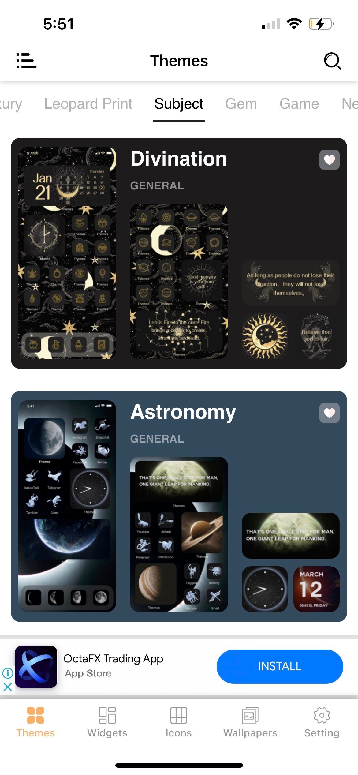 Themes chủ đề theo chủ đề