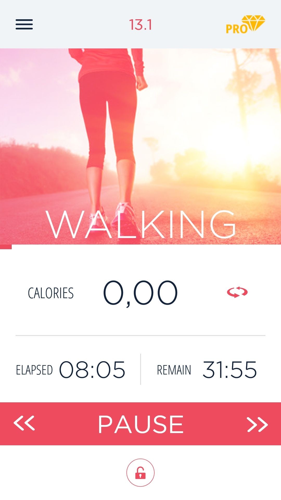 Theo dõi đi bộ với Half Marathon Trainer
