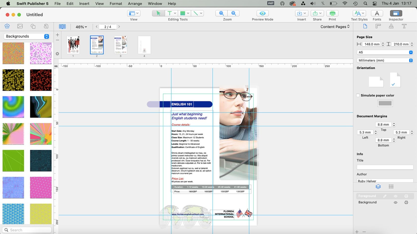 Thiết kế bố cục Swift Publisher