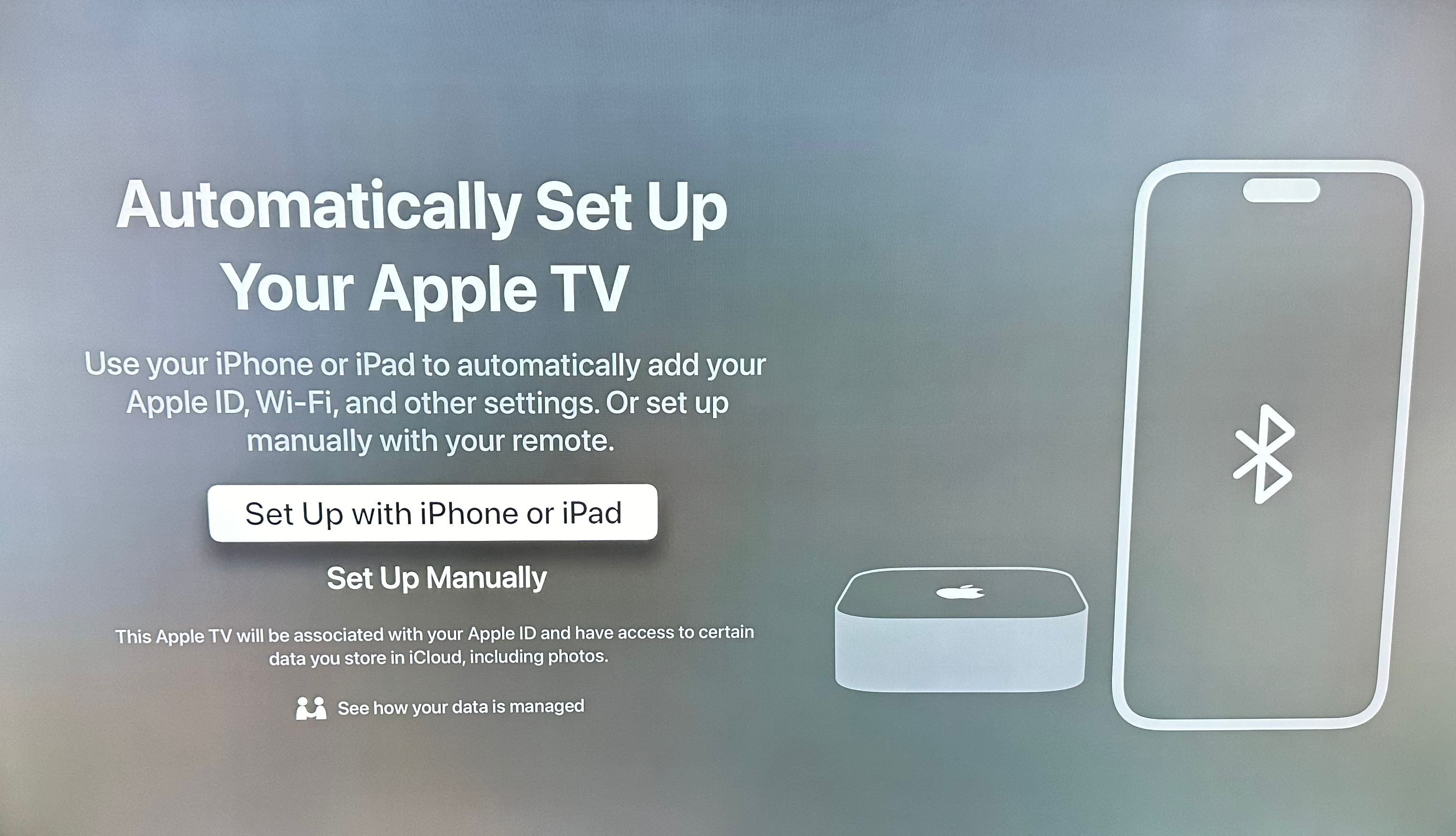 Thiết lập Apple TV với iPhone