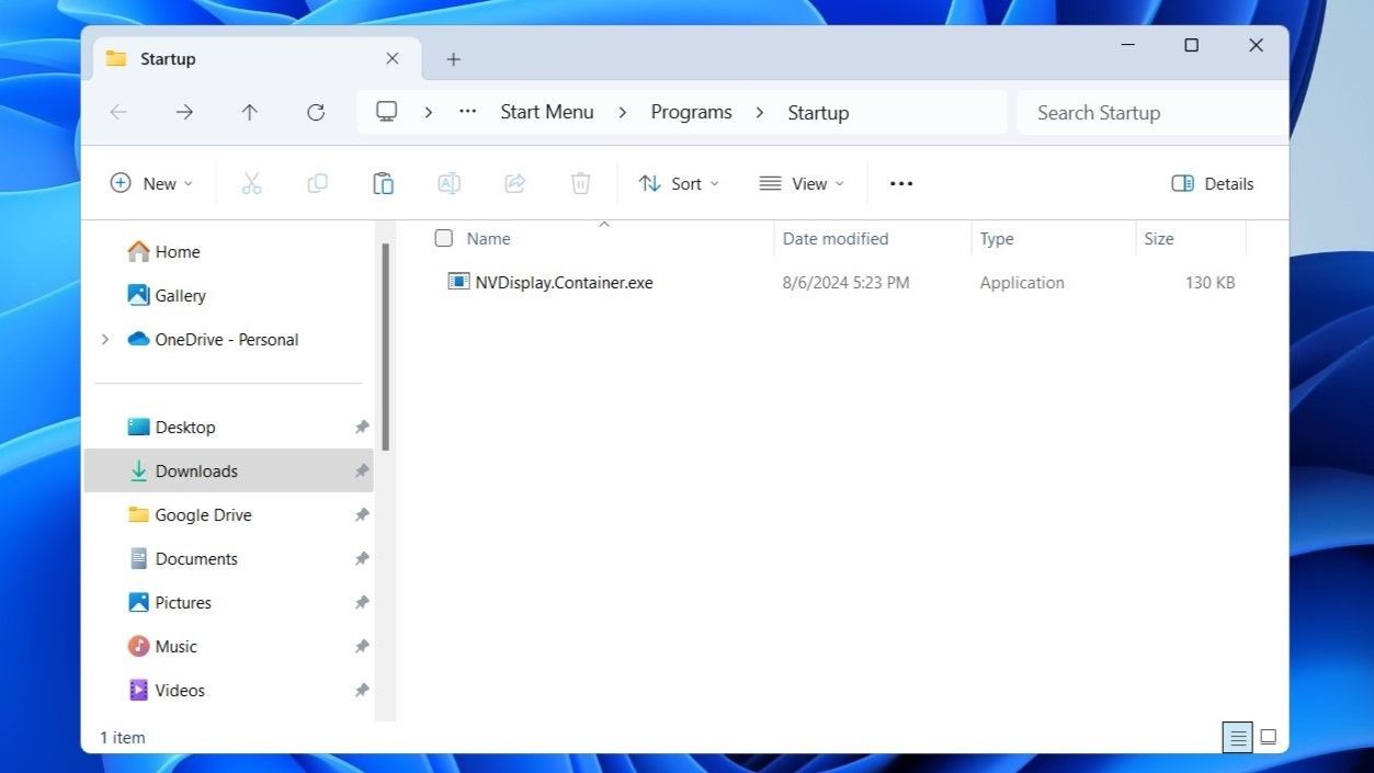 Thư Mục Khởi Động trên Windows
