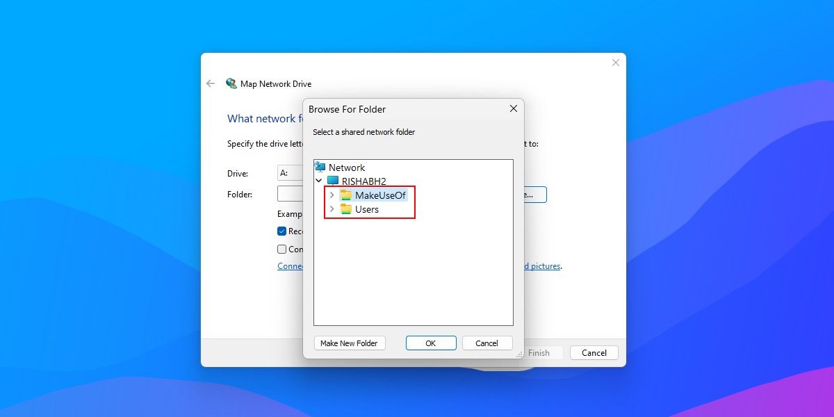 Thư mục mạng được chia sẻ trên Windows