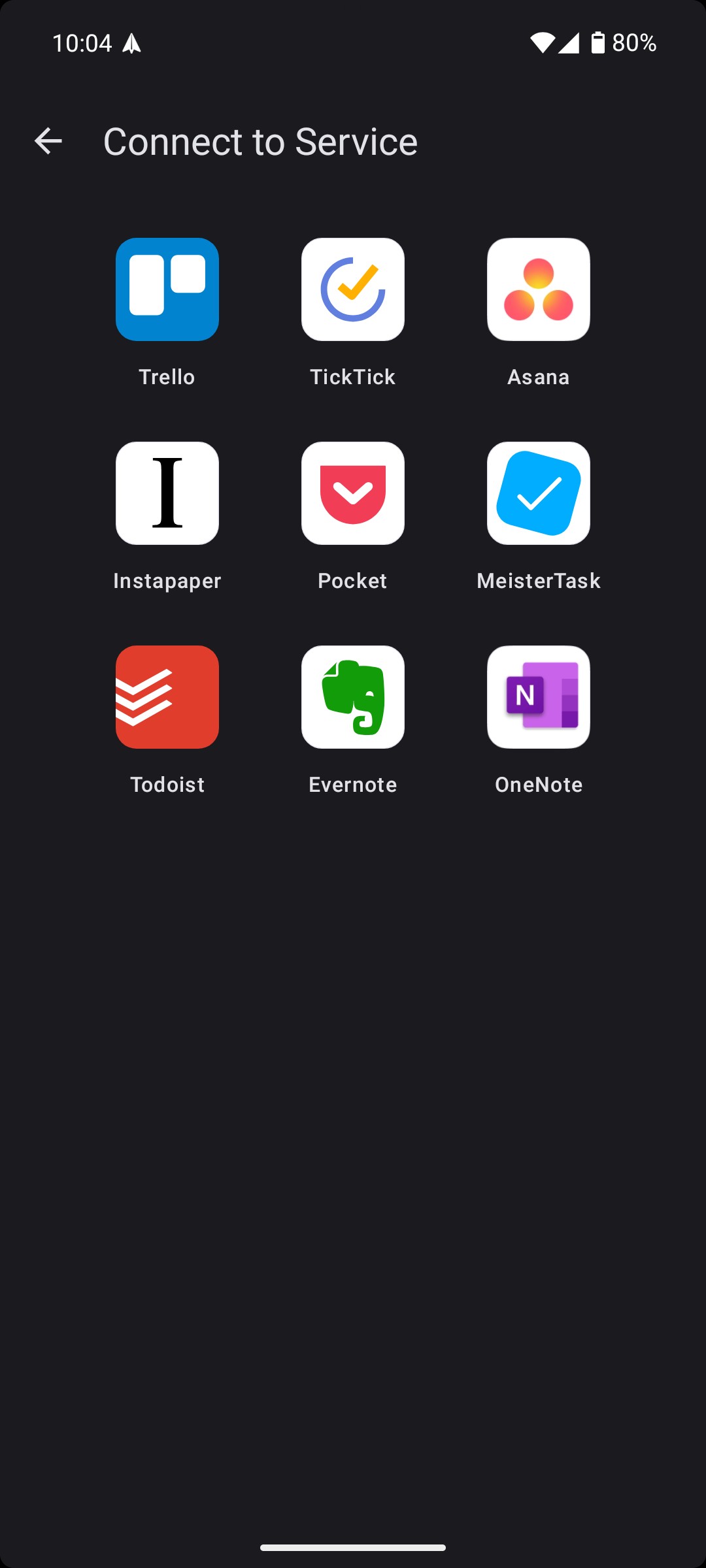 Tích hợp trong ứng dụng Spark Mail trên Android