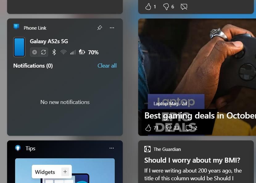 Tiện ích Kết Nối Điện Thoại trên Windows 11
