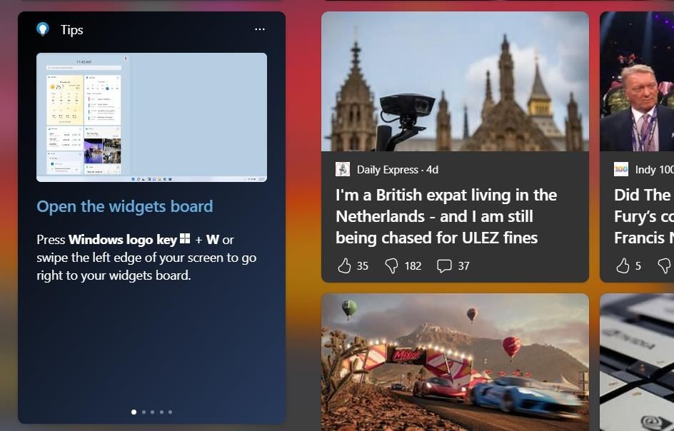 Tiện ích Mẹo trên Windows 11