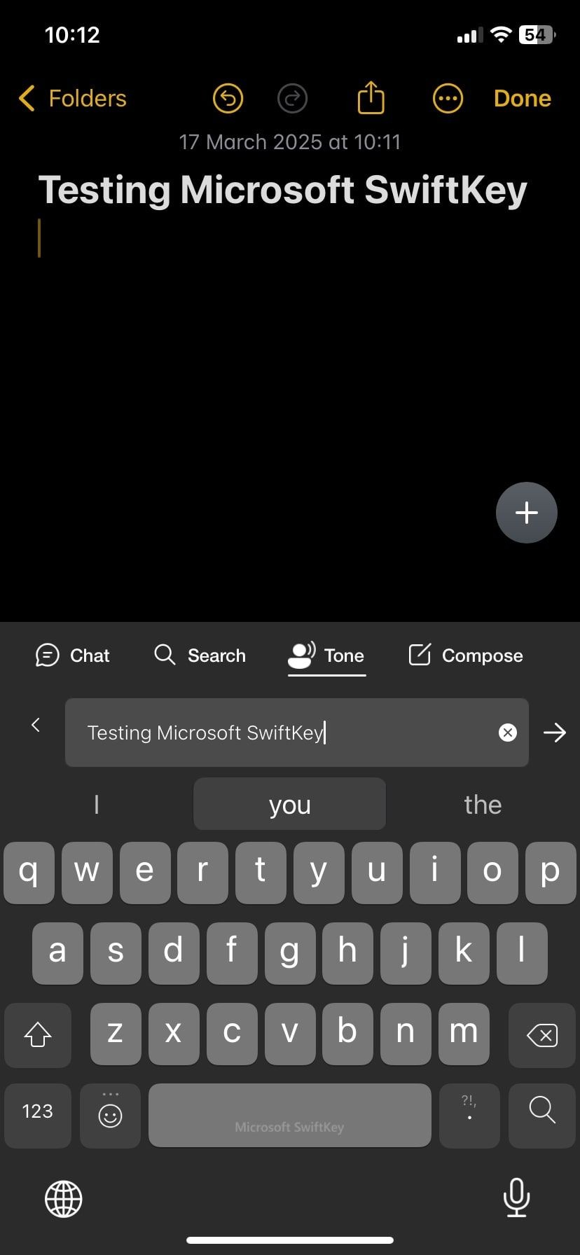 Tính năng điều chỉnh giọng điệu với văn bản trên SwiftKey