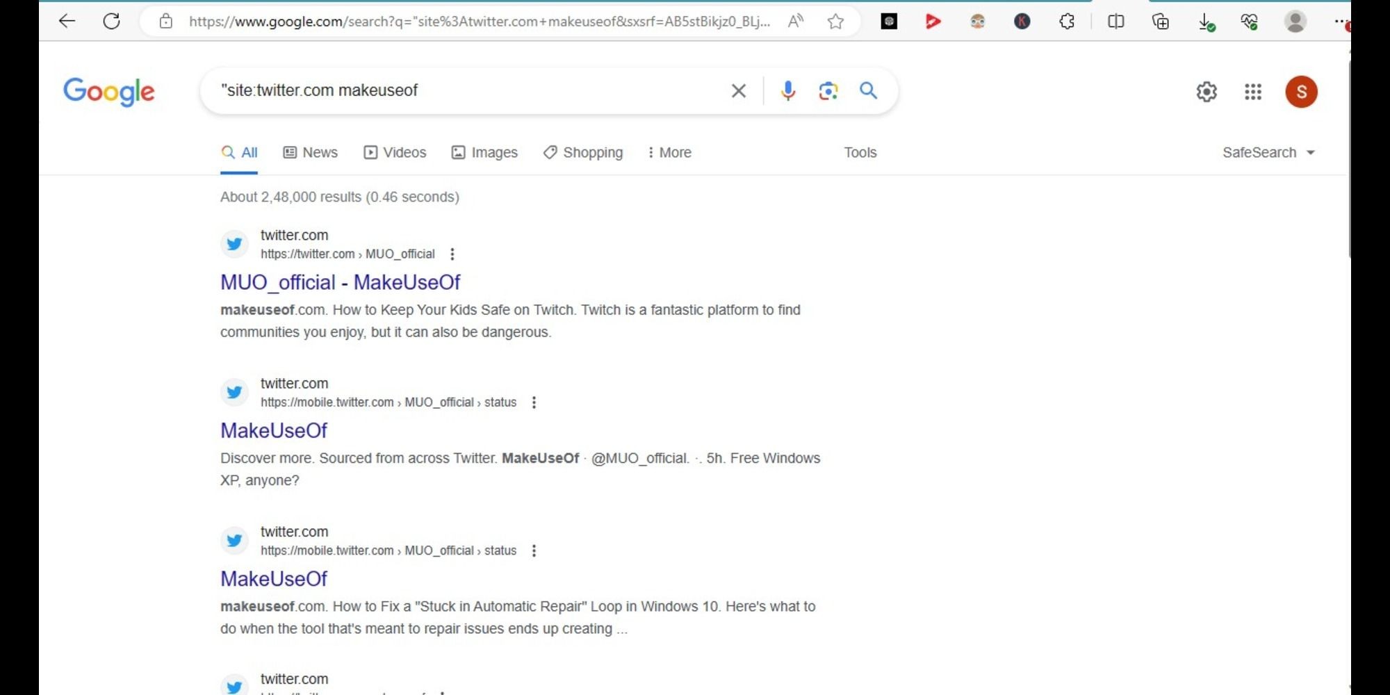 Toán tử tìm kiếm Google