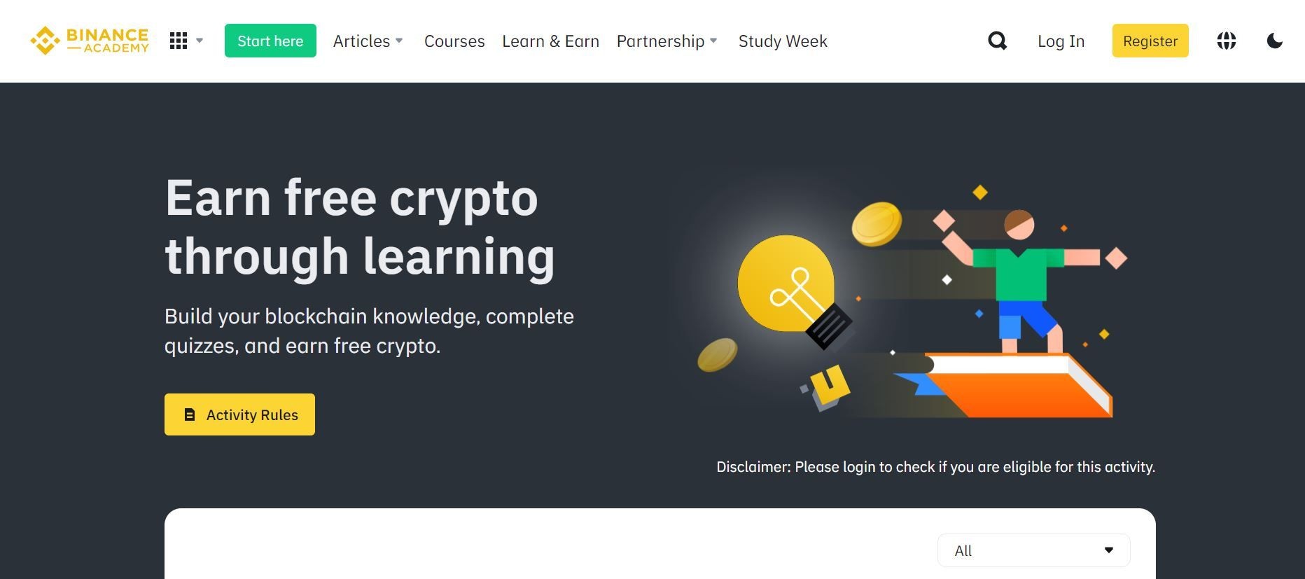 Trang chủ của Binance Academy