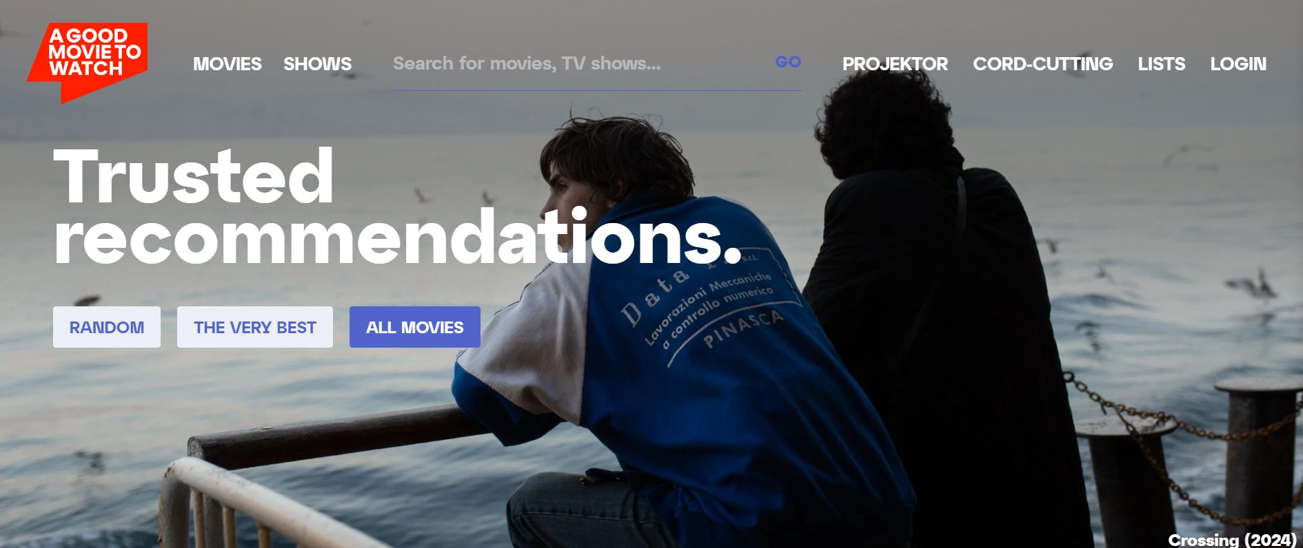 Trang chủ của trang web A Good Movie to Watch