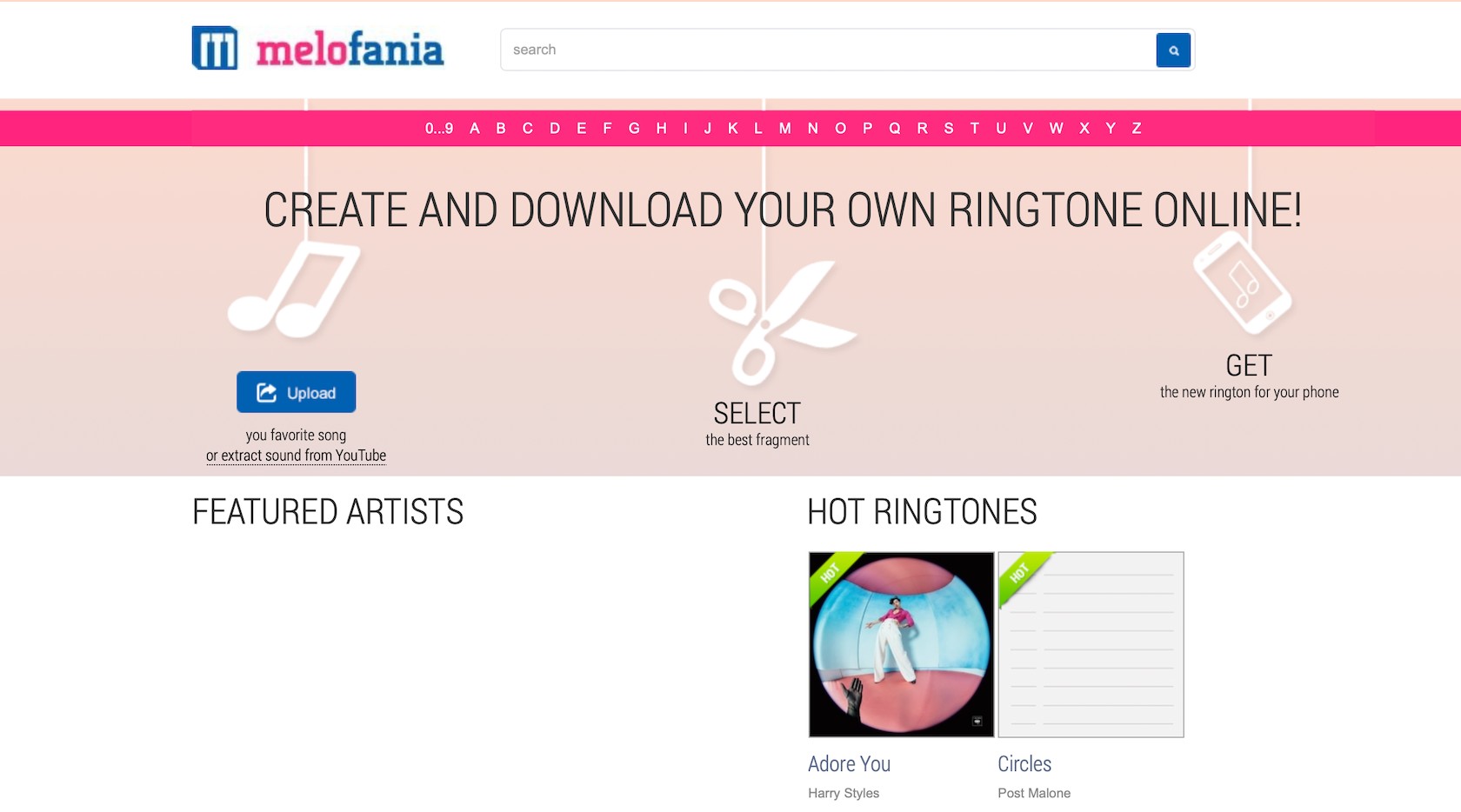 Trang chủ trang web Melofania