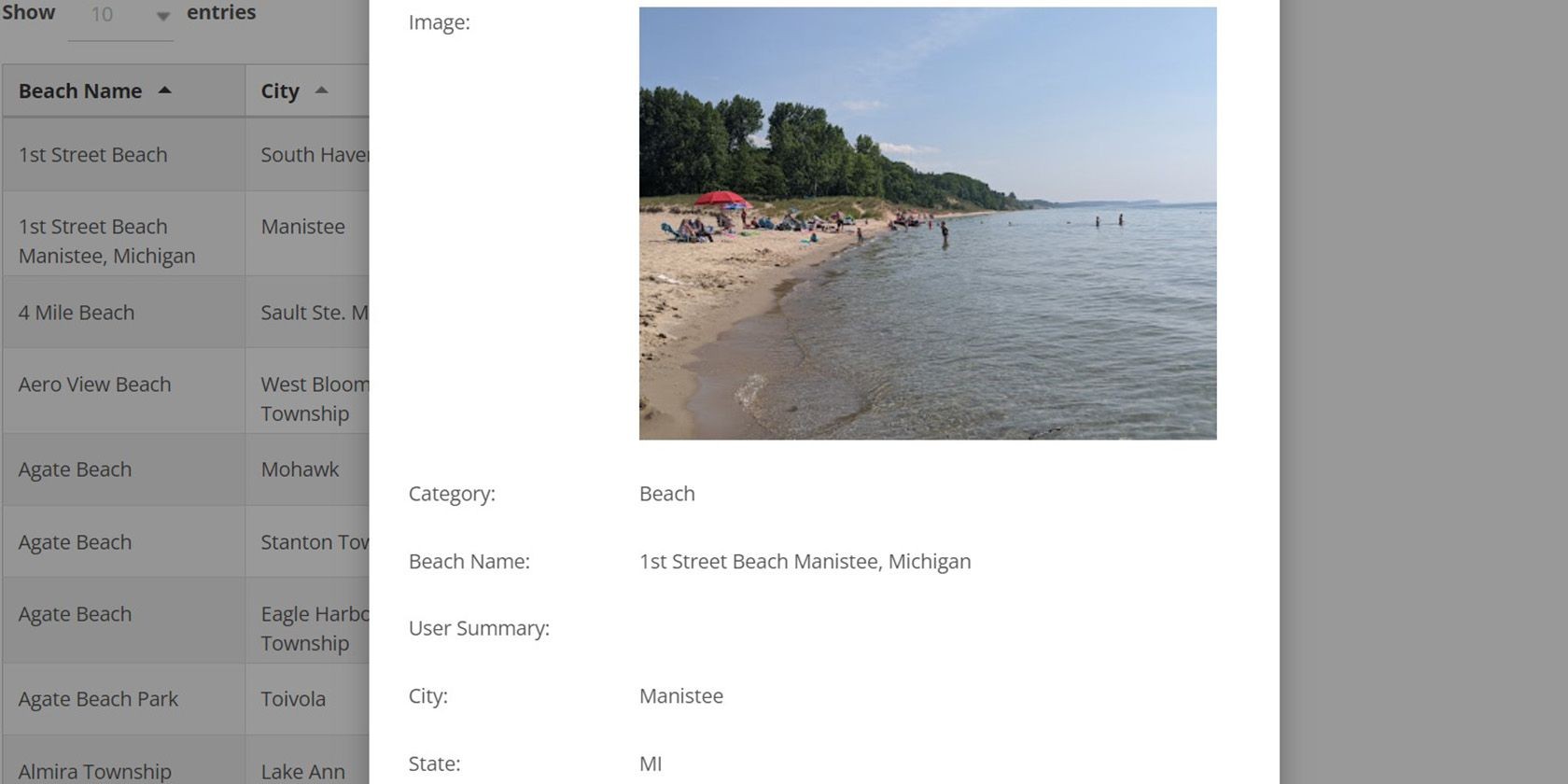 Trang web Best Beaches Near Me