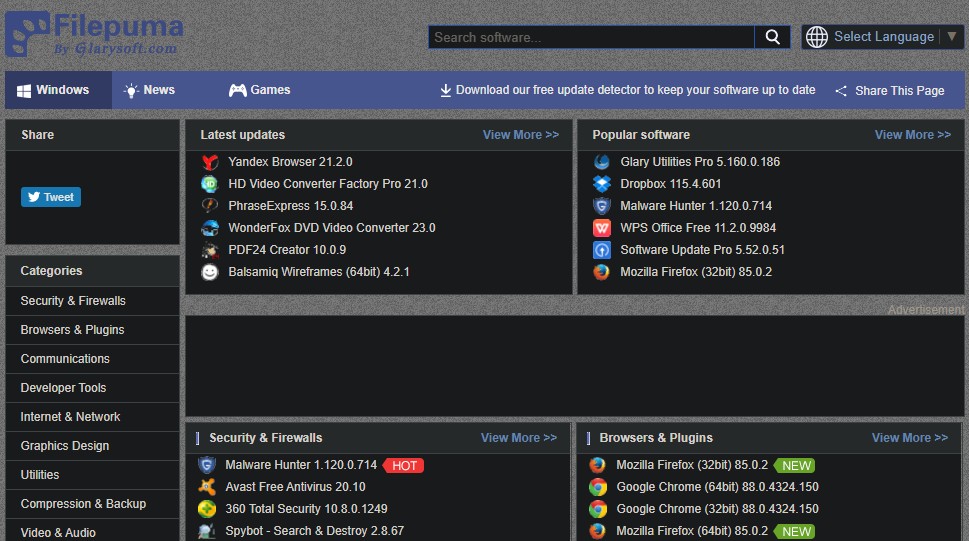 Trang web FilePuma