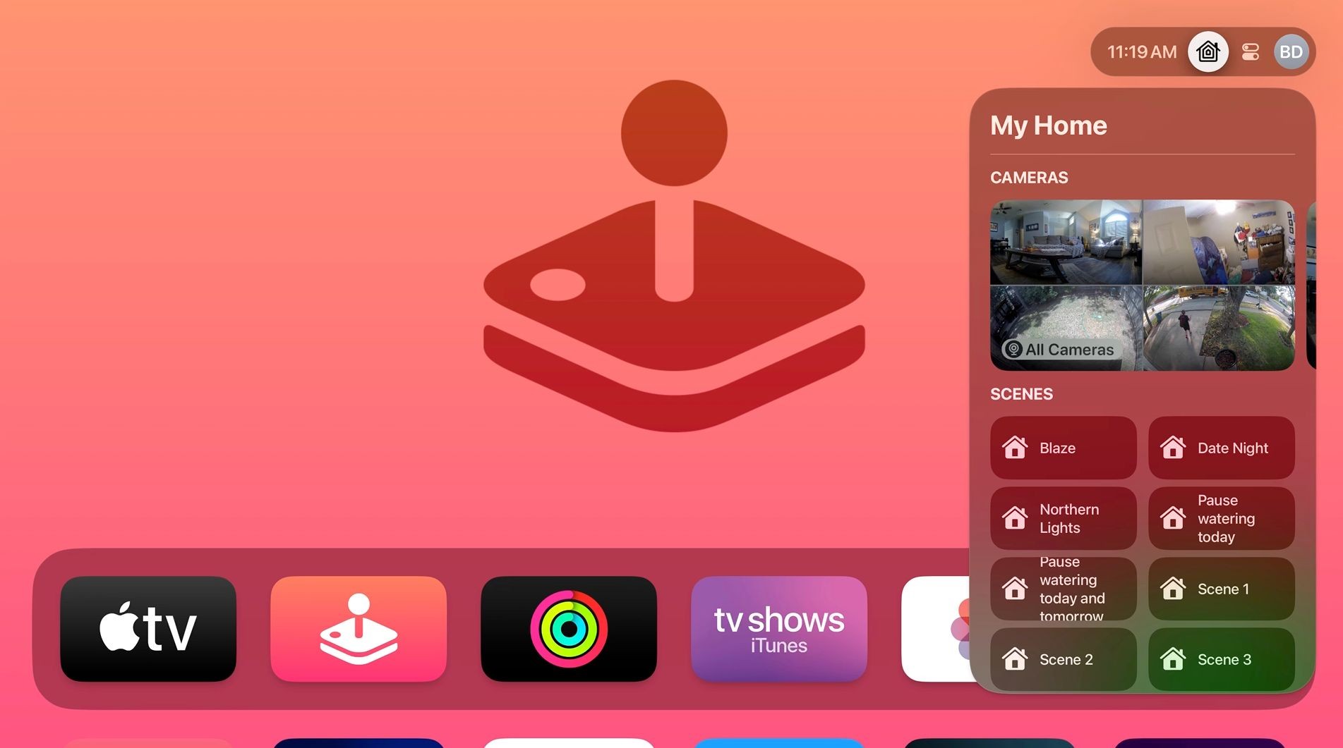 Trung tâm điều khiển Apple TV