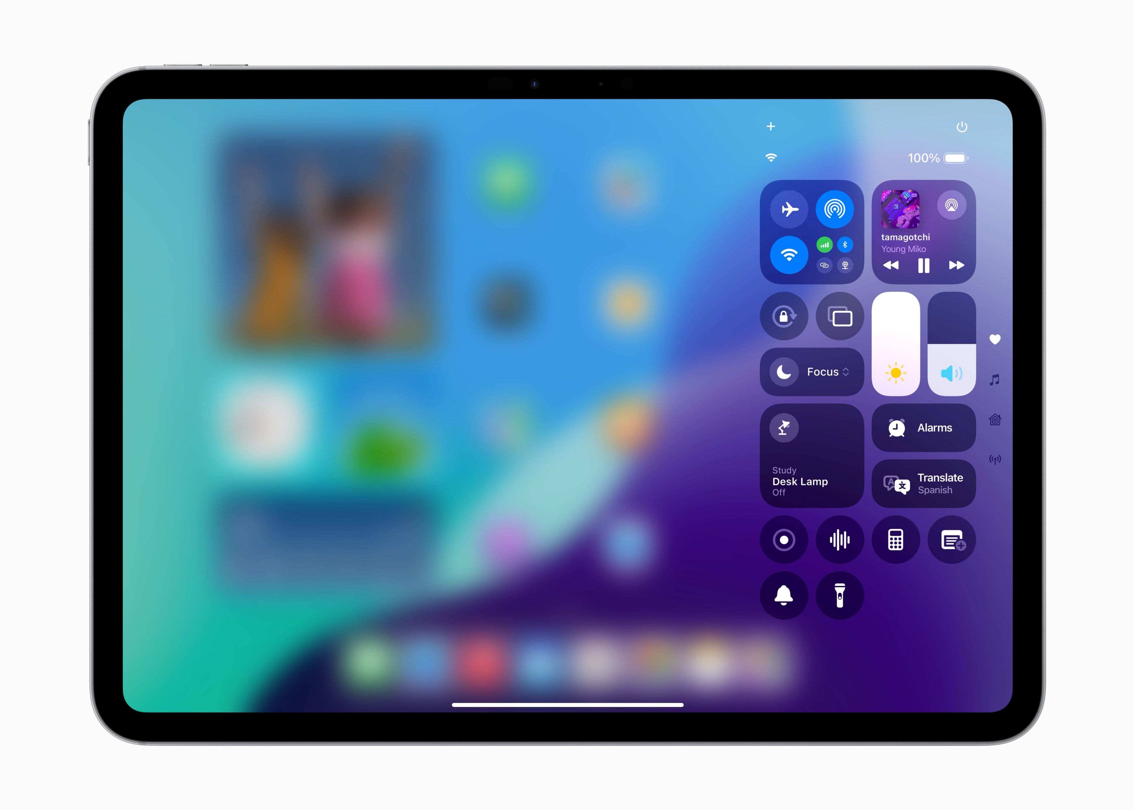 Trung Tâm Điều Khiển iPadOS 18