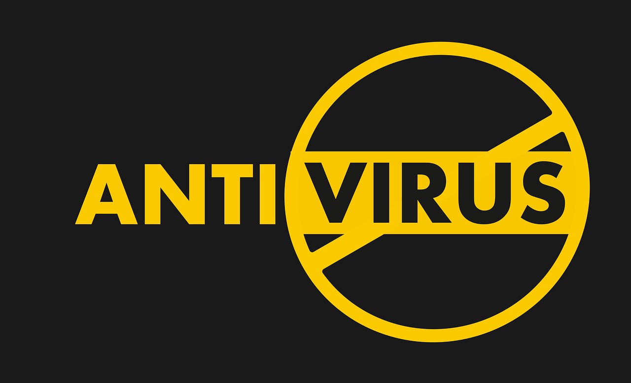Từ &quot;diệt virus&quot; trên màn hình đen