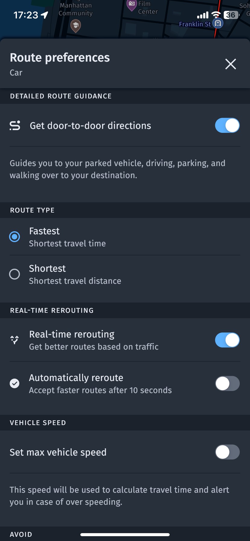 Tùy chỉnh tuyến đường trong HERE WeGo