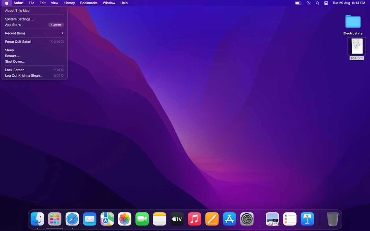Tùy chọn Cài Đặt Hệ Thống trên Mac