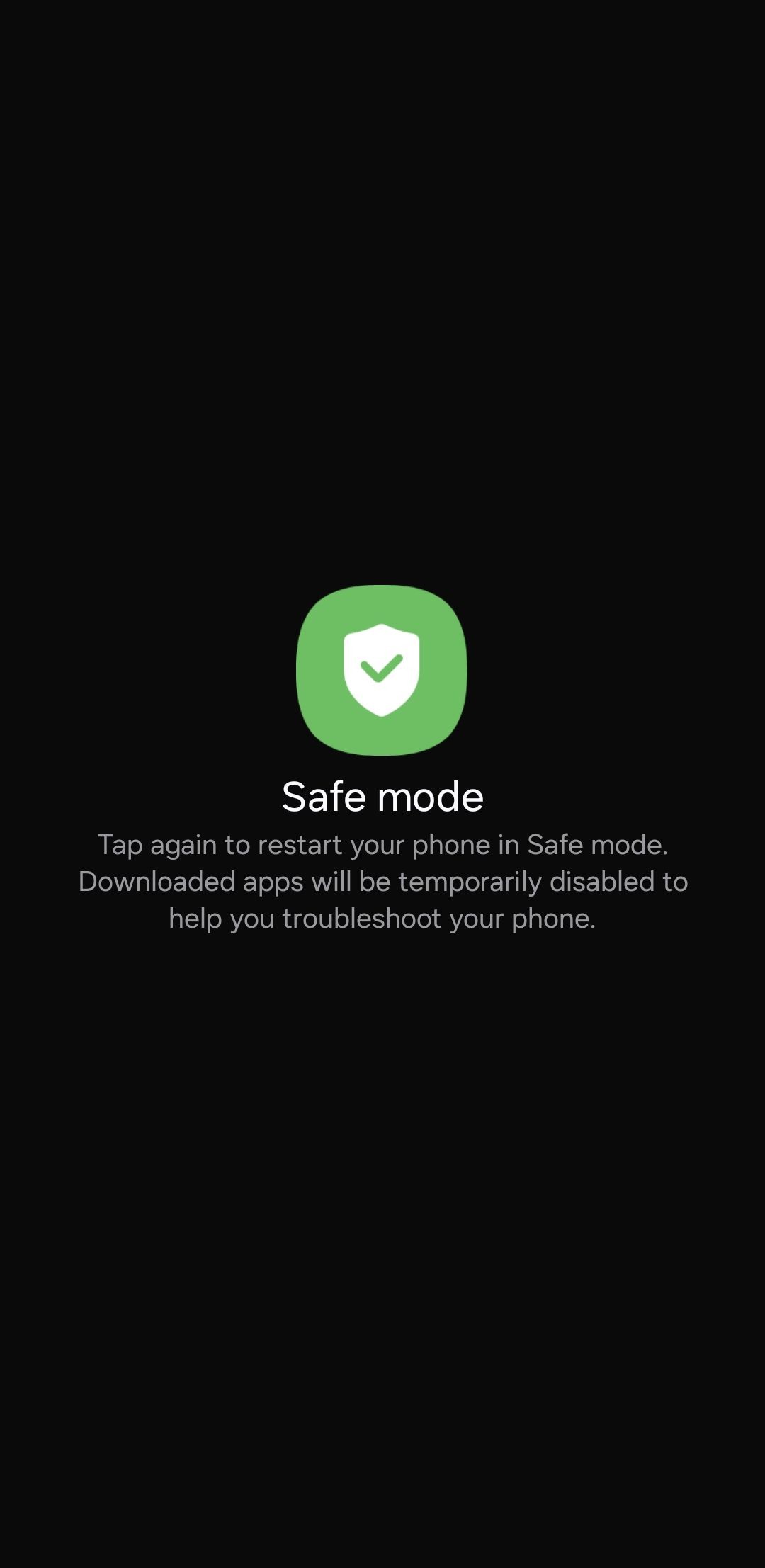 Tùy chọn Chế độ An Toàn trên điện thoại Android