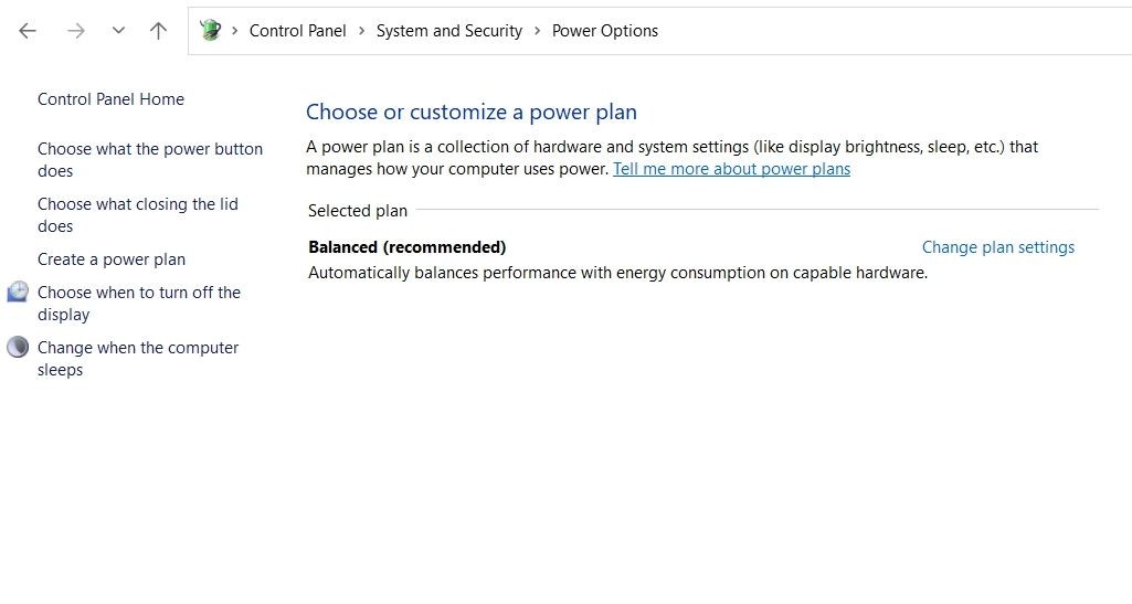Tùy chọn Choose what the power button does trong Control Panel