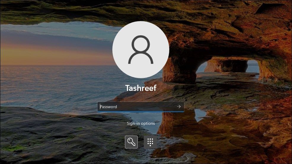 Tùy chọn đăng nhập bằng mật khẩu trên Windows 11