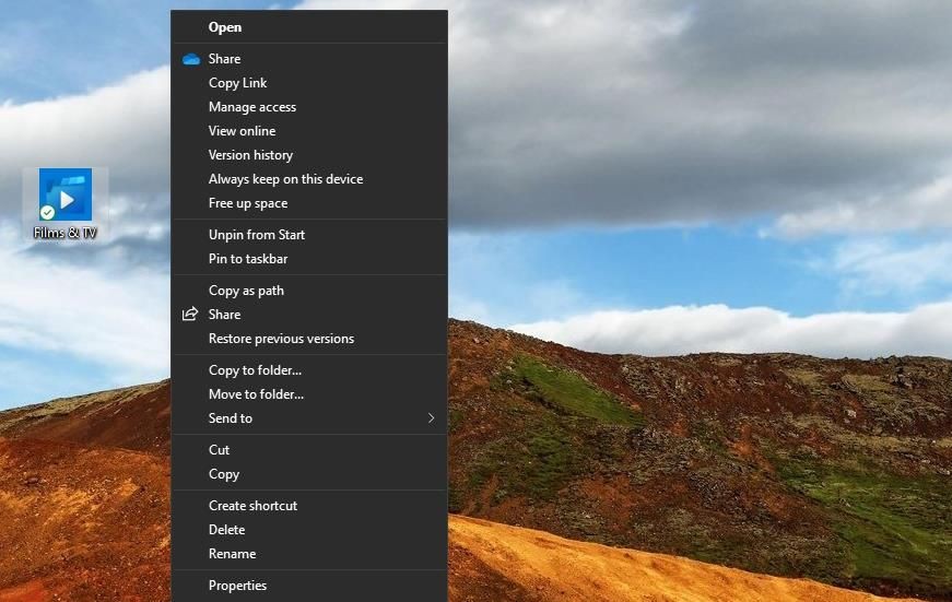 Tùy chọn Ghim vào taskbar