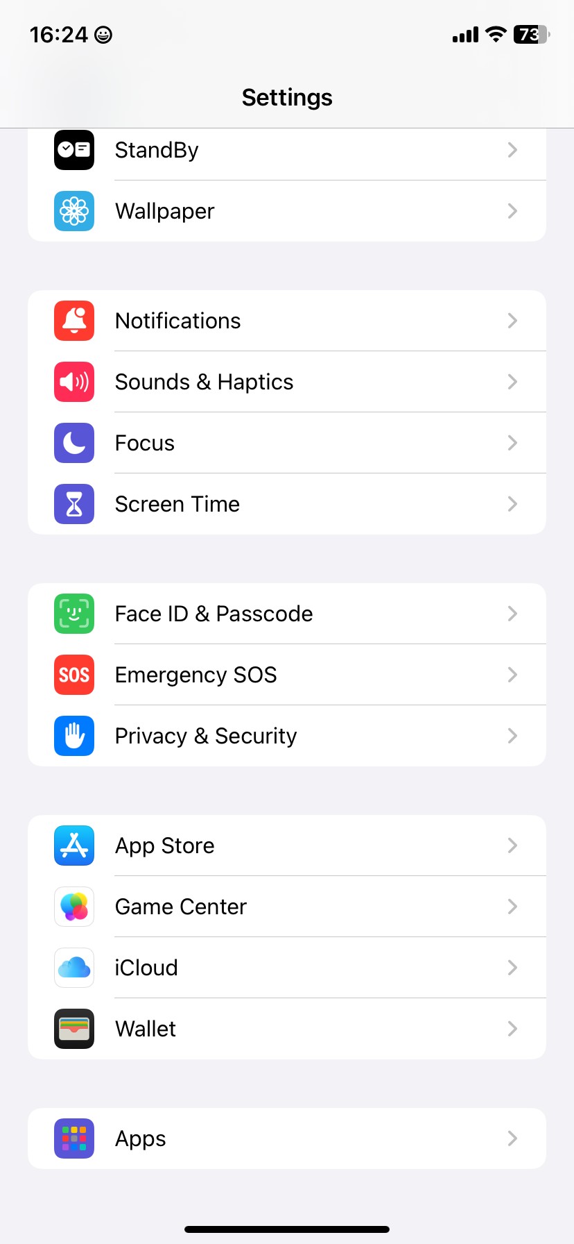 Tùy chọn ứng dụng trong ứng dụng Cài đặt trên iPhone