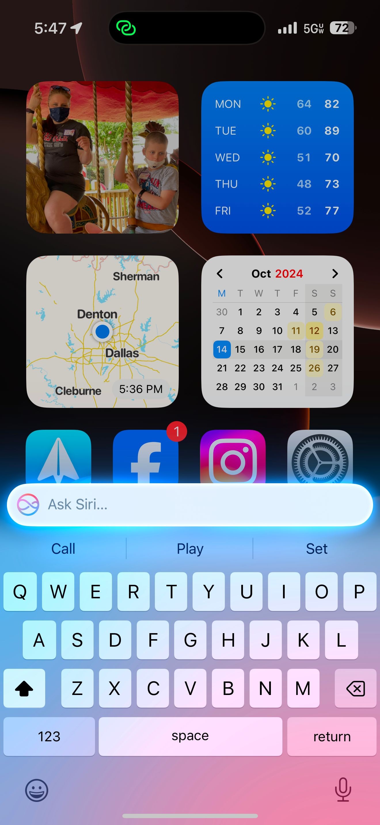 Type to Siri trong iOS 18.1 trên iPhone