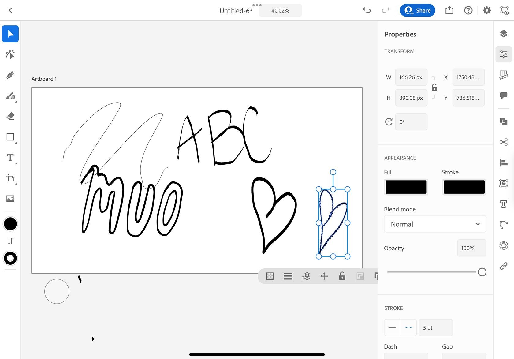 Ứng dụng Illustrator cho iPad