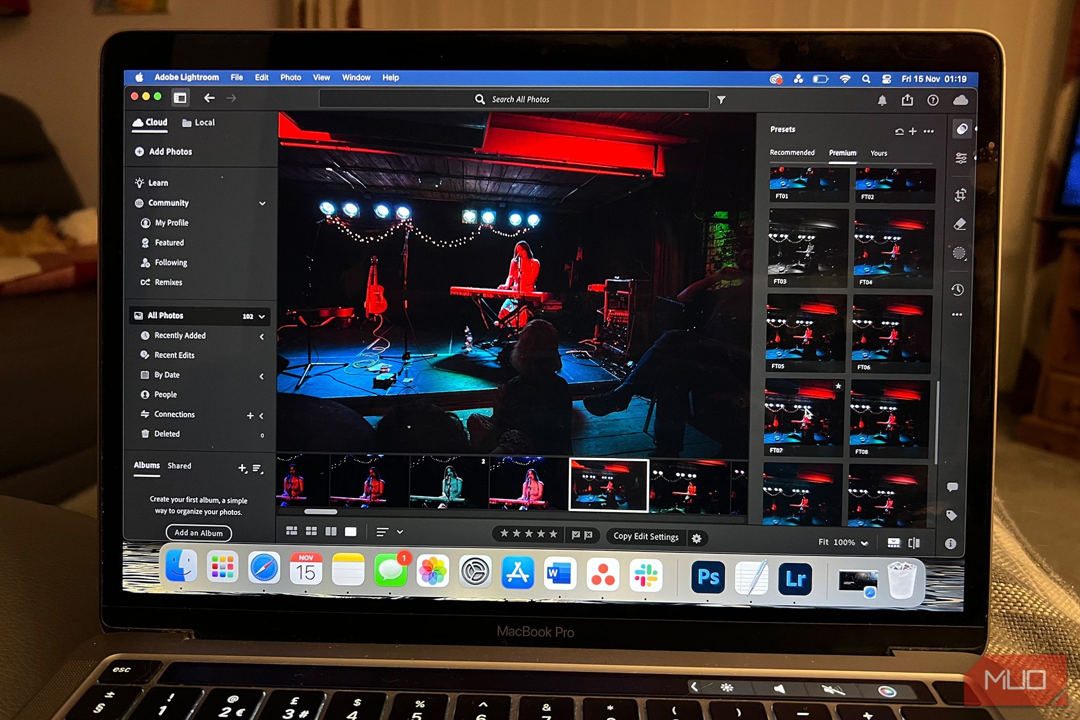 Ứng dụng Lightroom Desktop trên MacBook