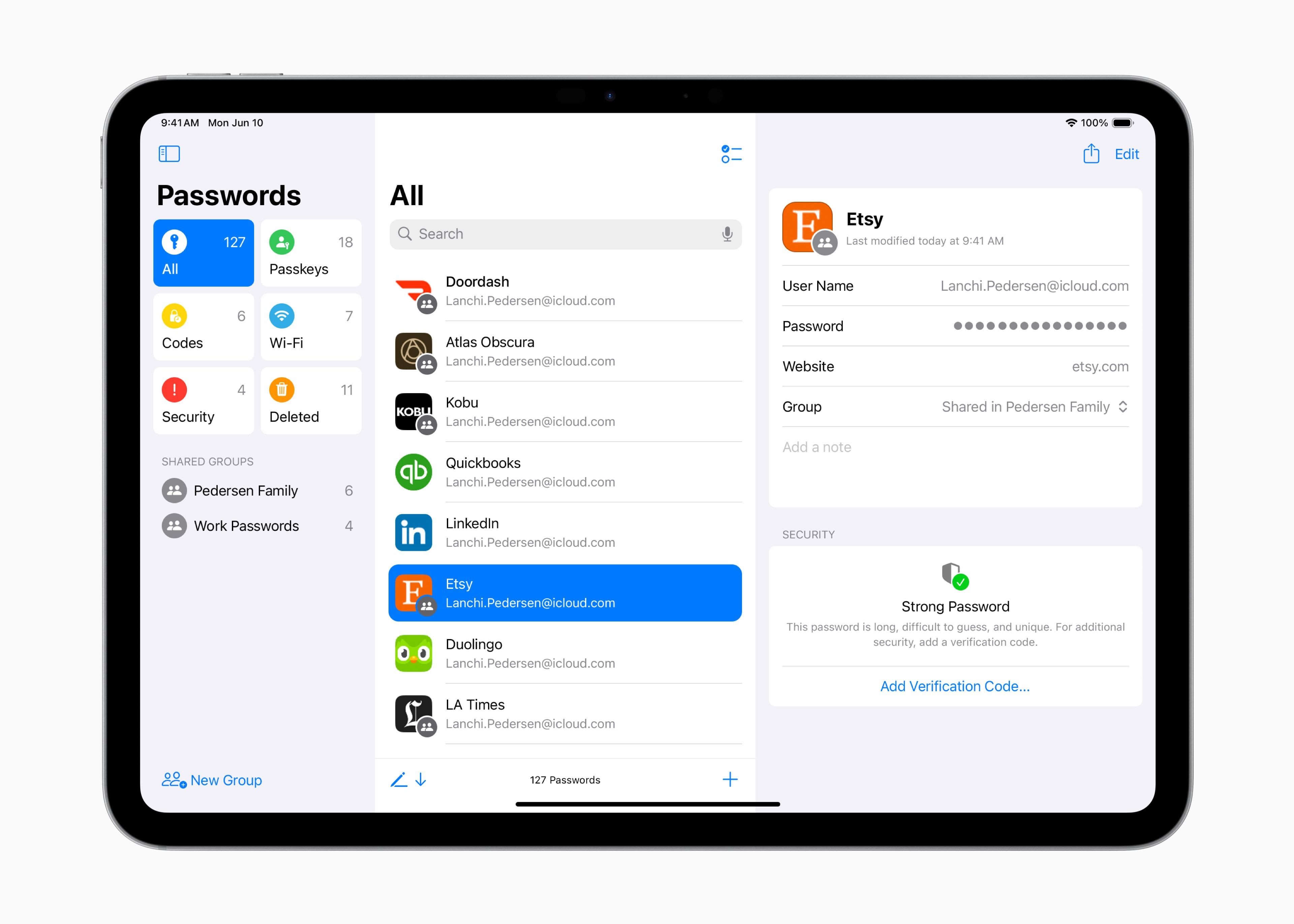 Ứng Dụng Mật Khẩu iPadOS 18